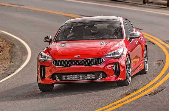 kia stinger rojo