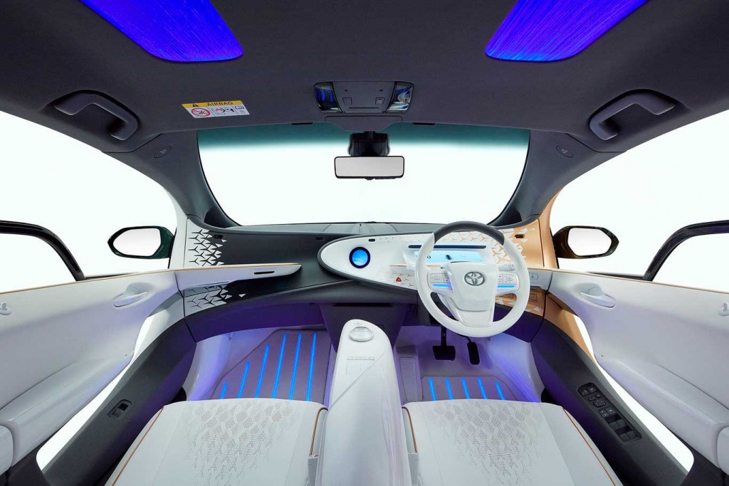 interior de auto del futuro