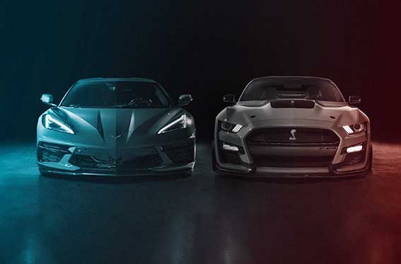 corvette c8 vs shelby gt500