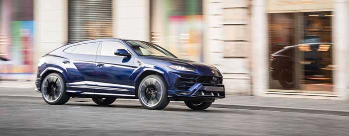 lamborghini urus azul