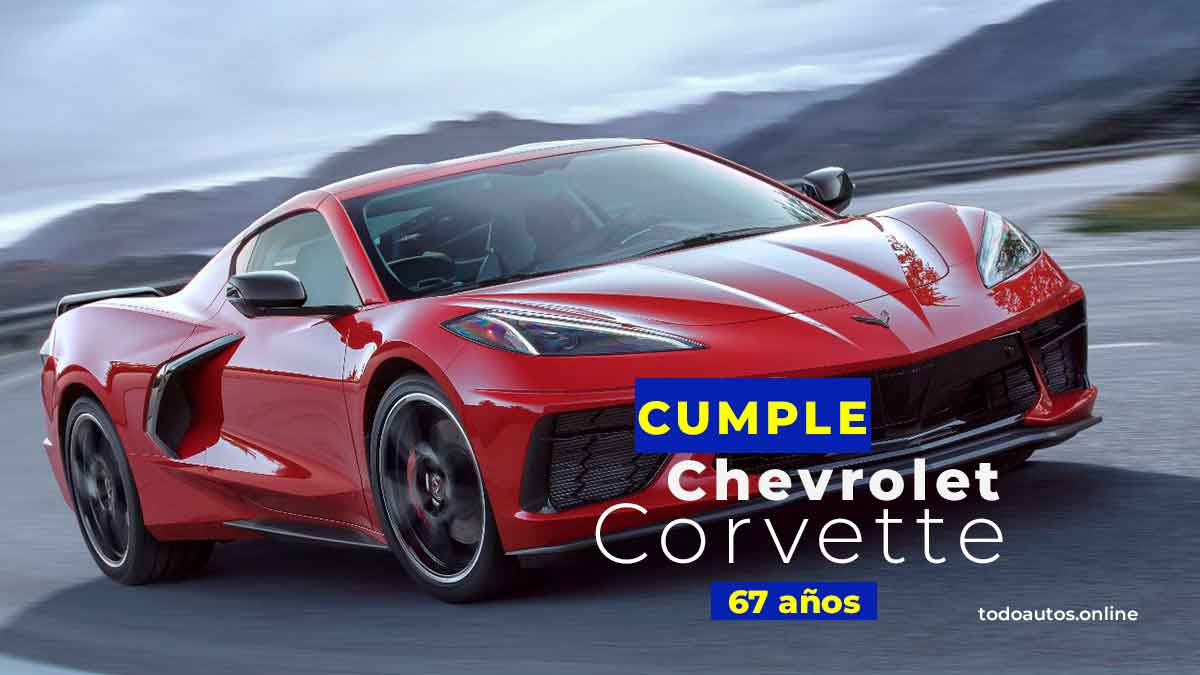 chevrolet corvette cumple 67 años