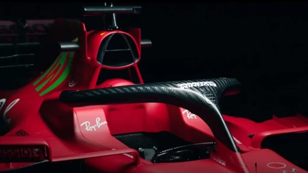 carroceria de nuevo auto de ferrari f1