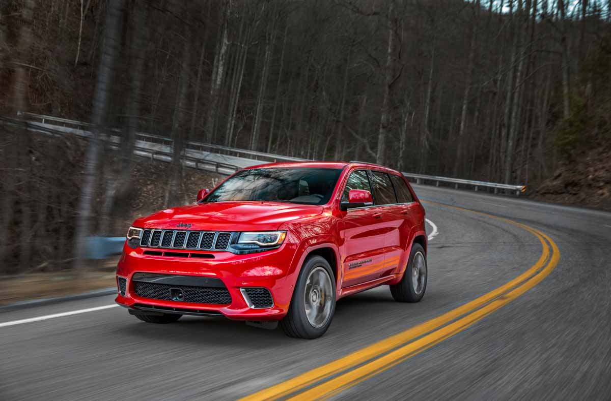 El rey de los SUV más potentes, el Gran Cherokee Trackhawk, con más de 700 CV