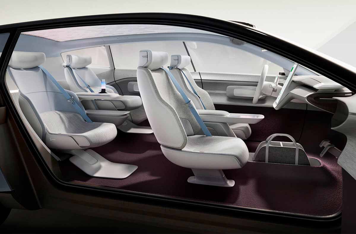 interior vehiculo electrico del futuro