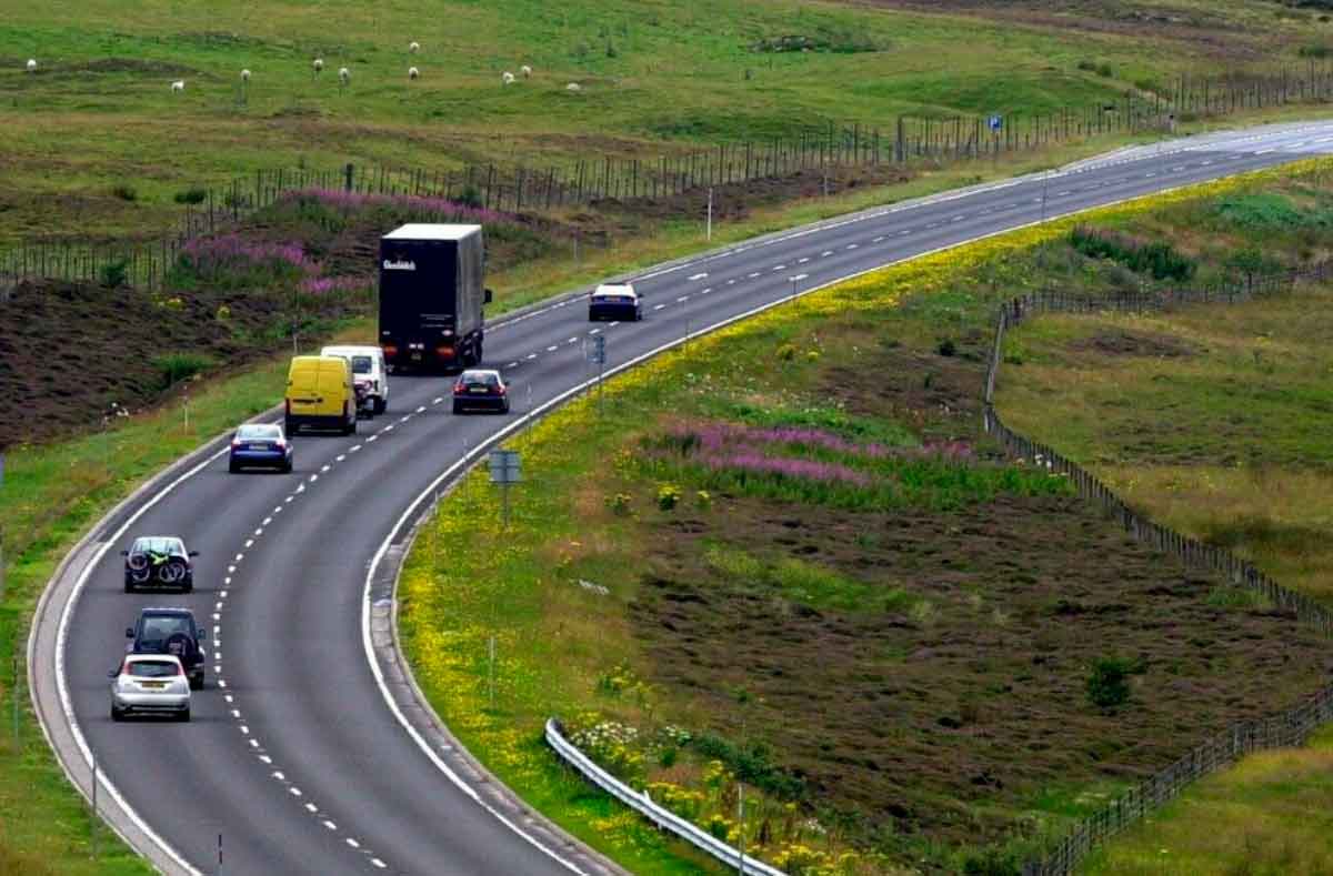 A726, Escocia. Las carreteras mas peligrosas.
