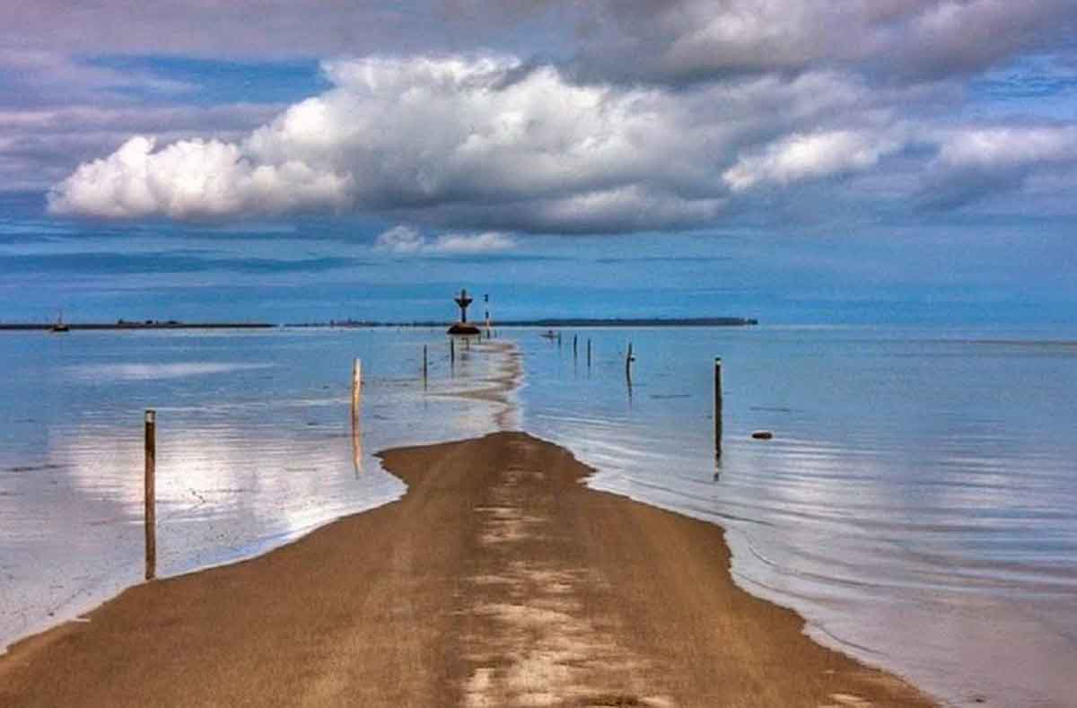 Las carreteras mas peligrosas. Passage du Gois, Francia