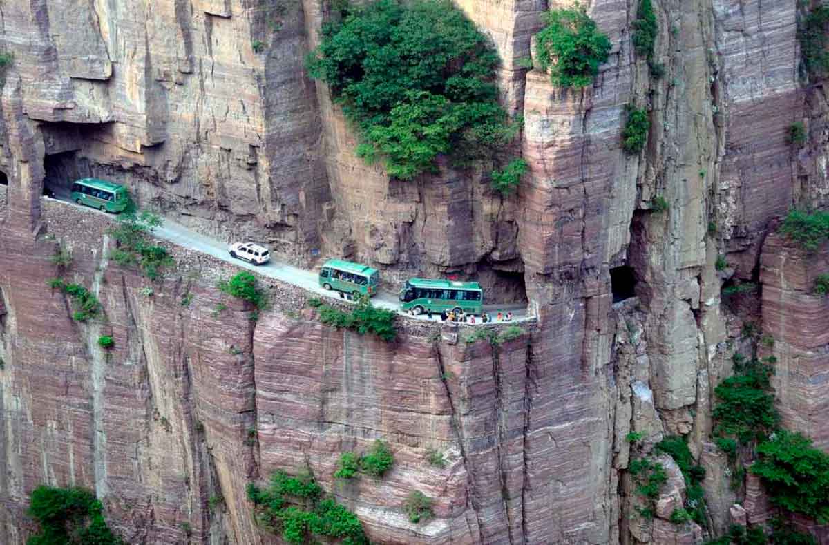 El tunel Guoliang, China
