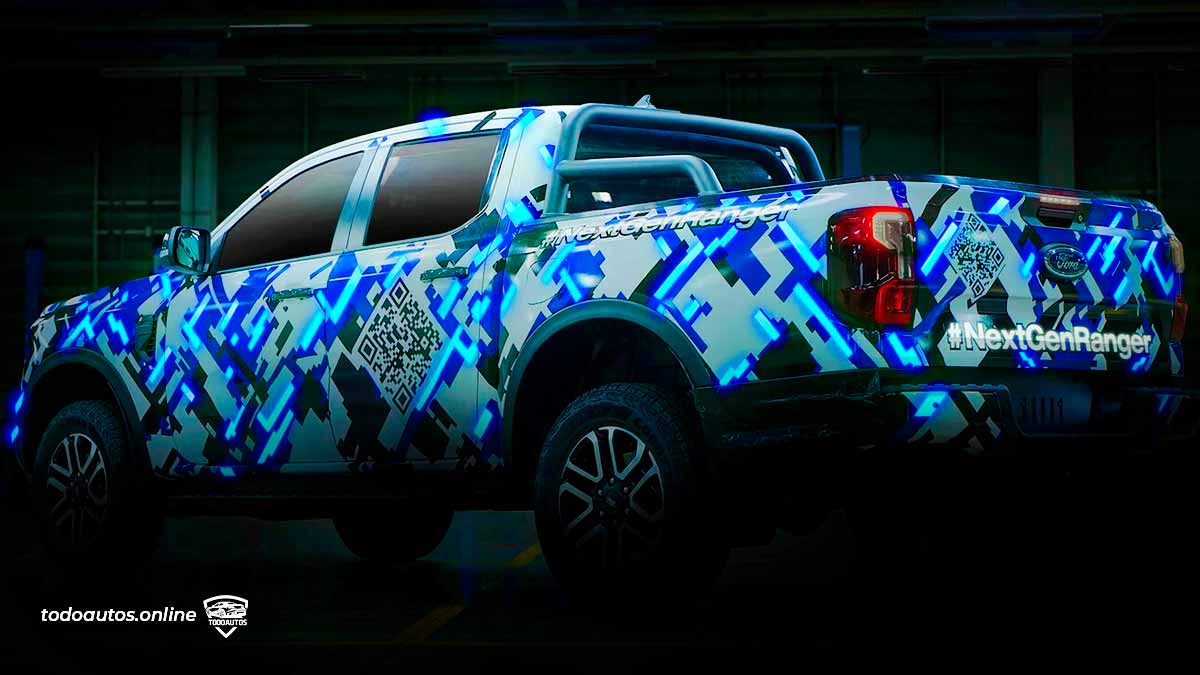 Ford Ranger 2023 el primer teaser