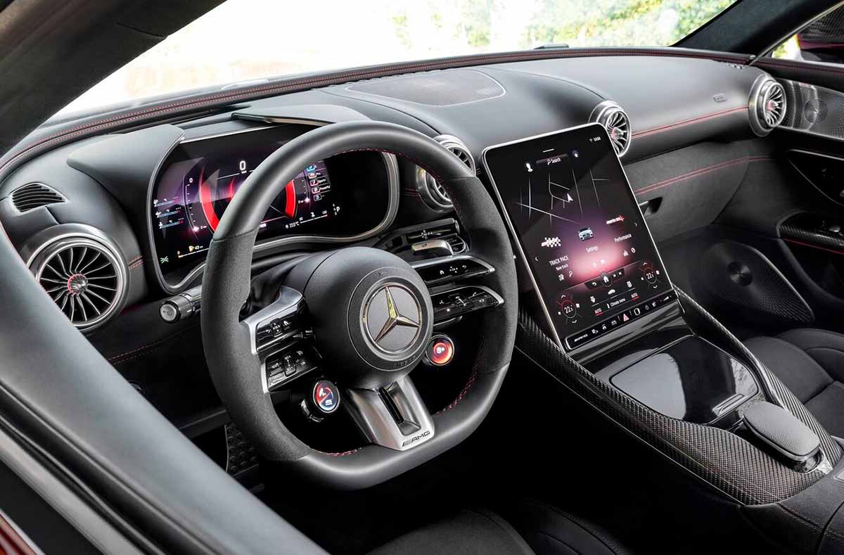 interior de auto convertible