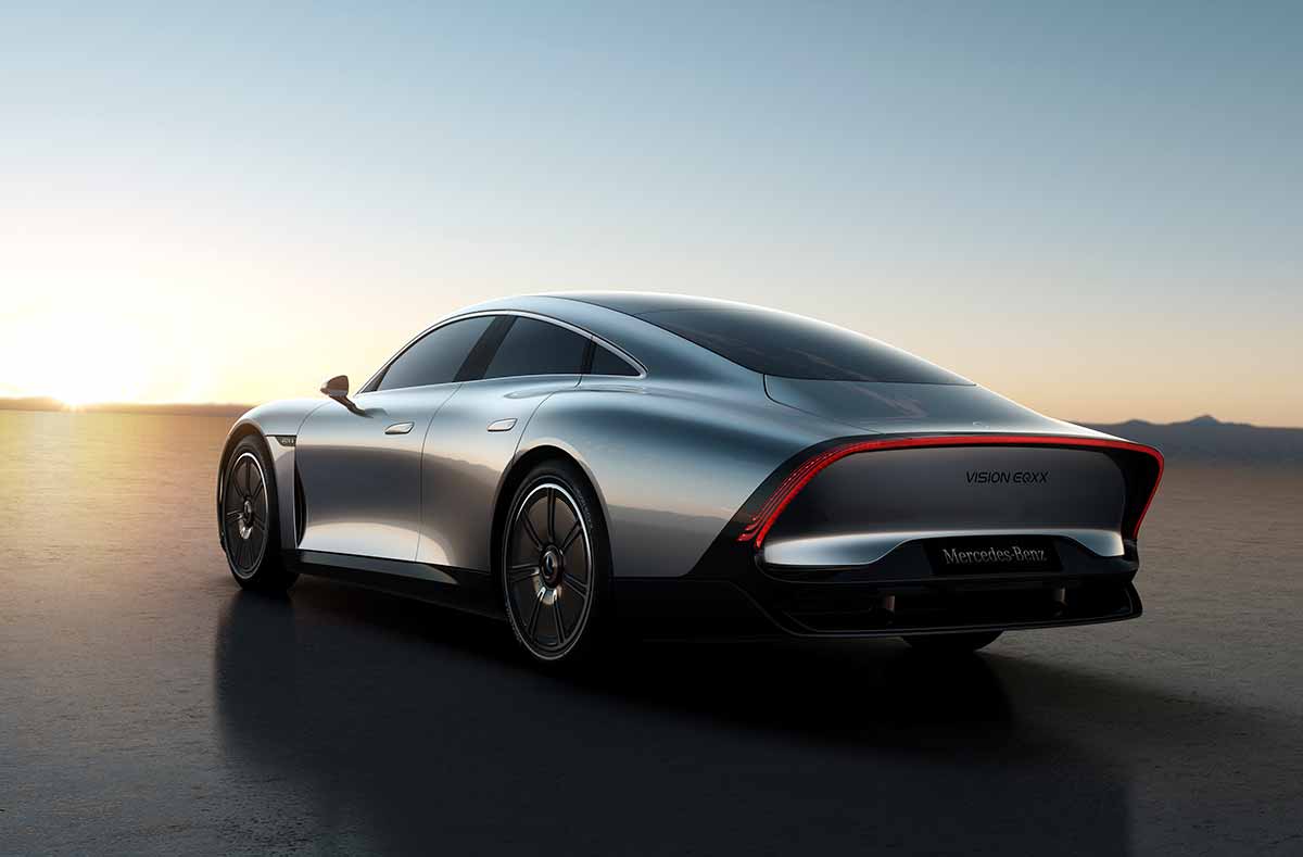 Mercedes-Benz VISION EQXX: un auto eléctrico conceptual con 1.000 kilómetros de autonomía