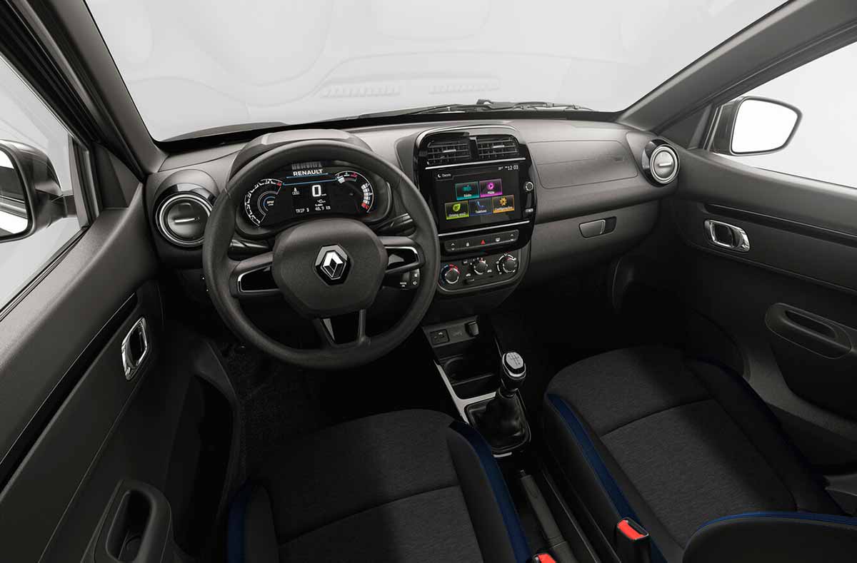 interior del nuevo auto