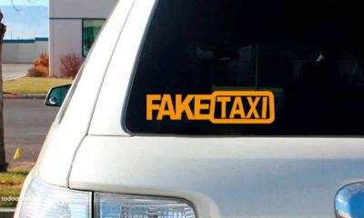 fake taxi sticker auto